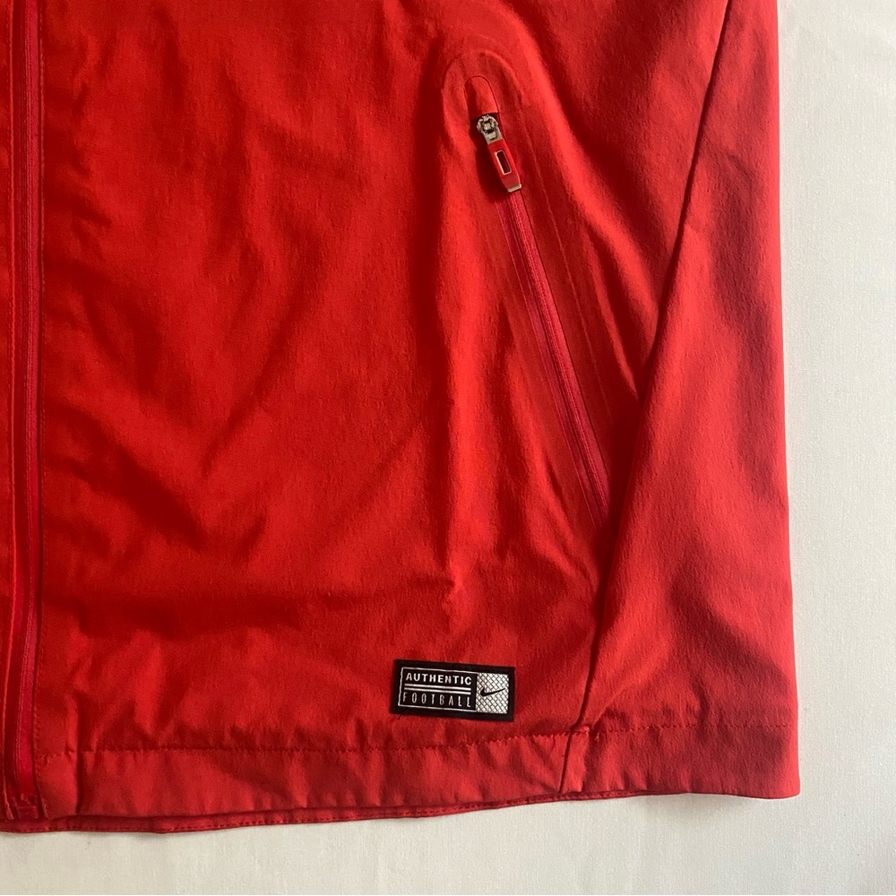 Nike USMNT Soccer Anthem Jacket Mens L SLIM Red Full Zip USA American Football - Picture 8 of 15